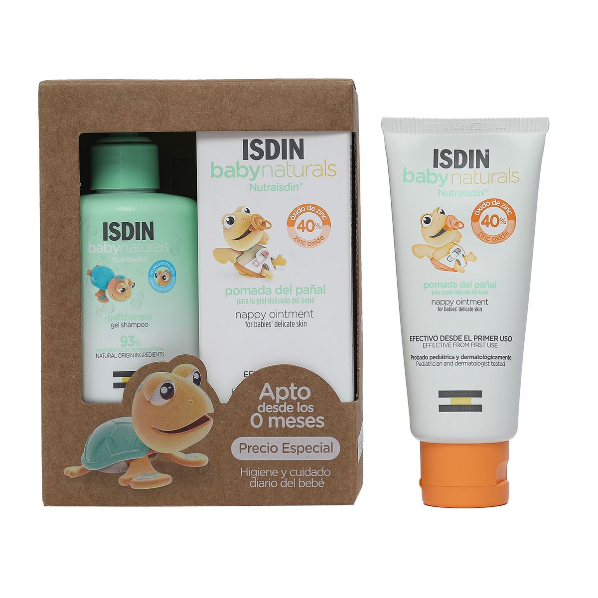 ISDIN - Pack: Baby Naturals Zn40 + Shampoo
