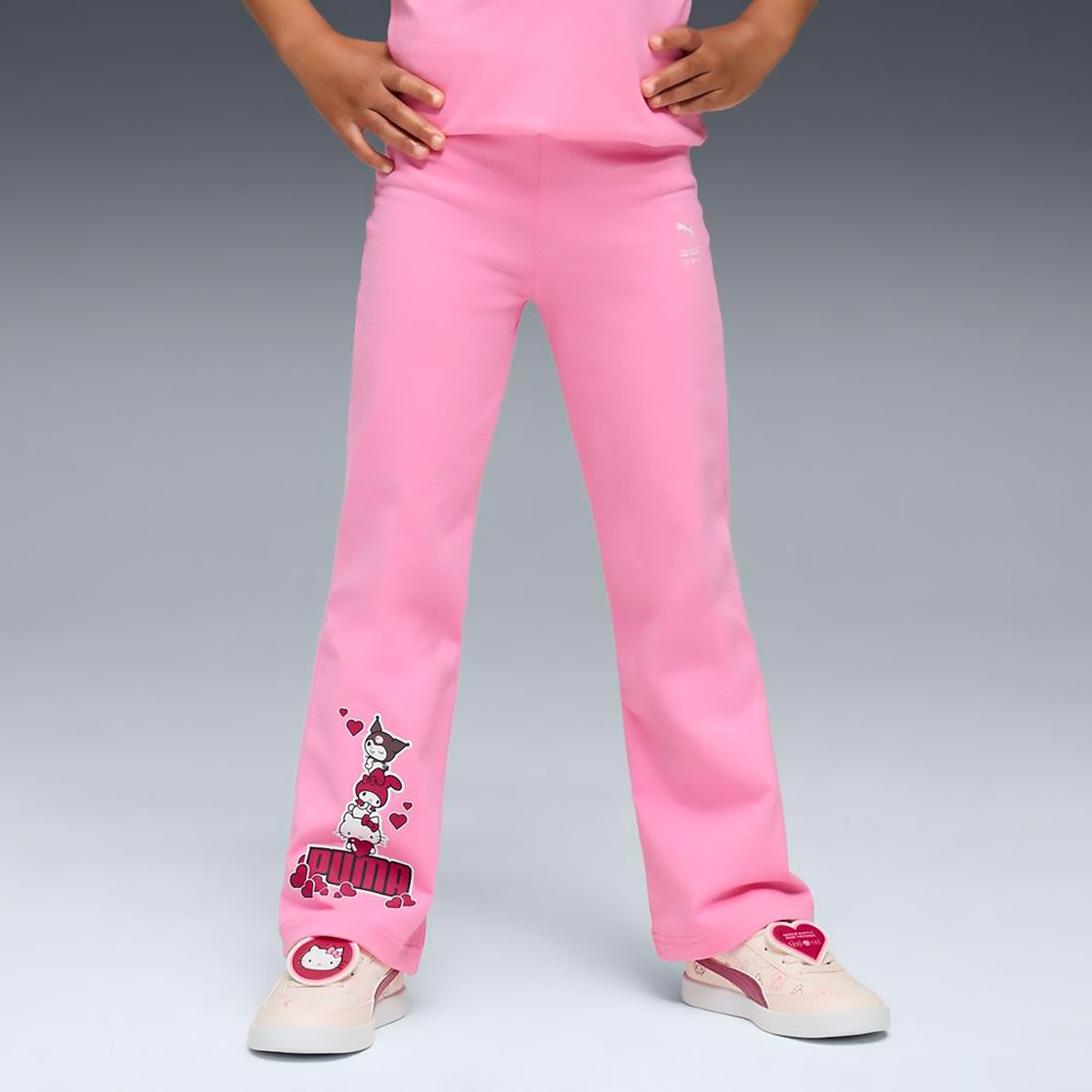 PUMA - Legging Algodón Niña Flare Puma X Hello Kitty & Friends