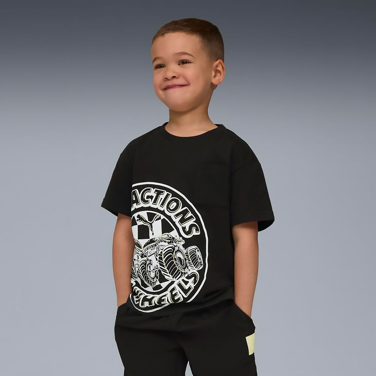 PUMA - Polo Algodón Niño Manga Corta Puma X Hot Wheels