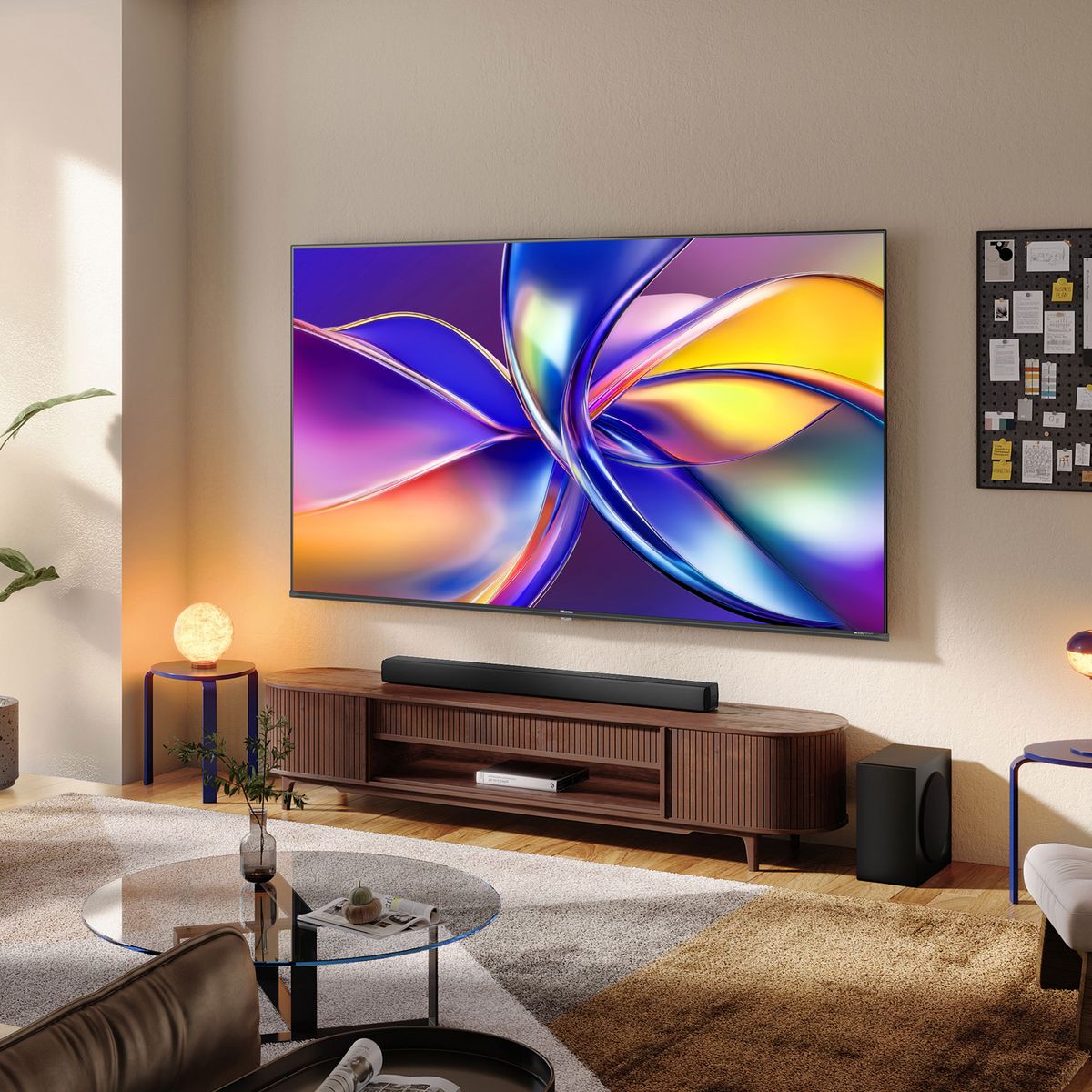 HISENSE - Televisor Hisense 75" Qled 4k 75qd6n Google Tv (2025) Smart Tv