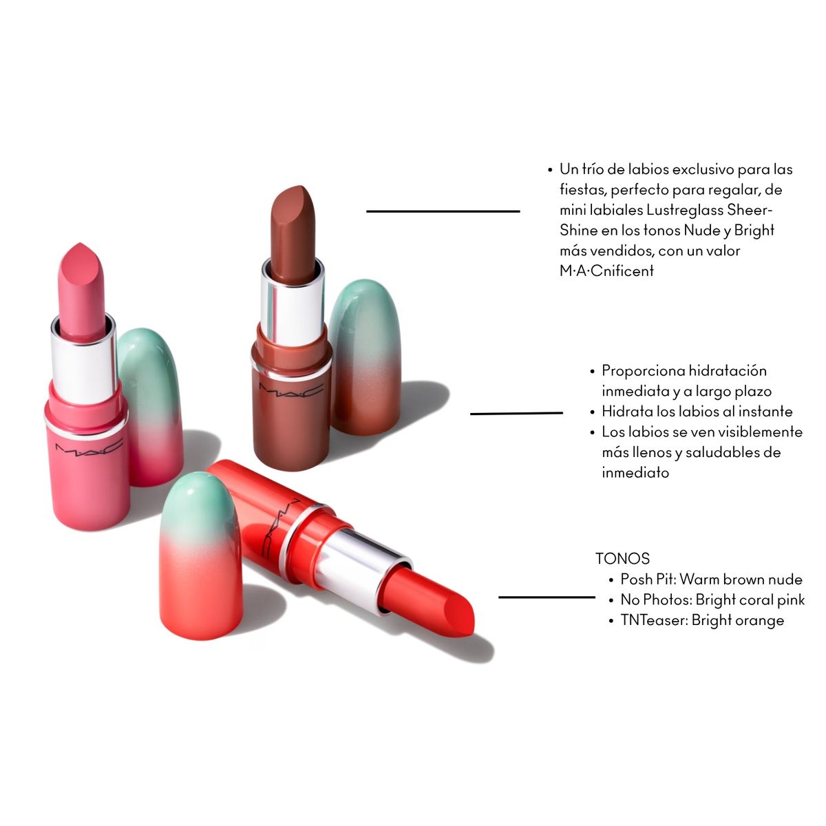 MAC - Set De Labiales Bright