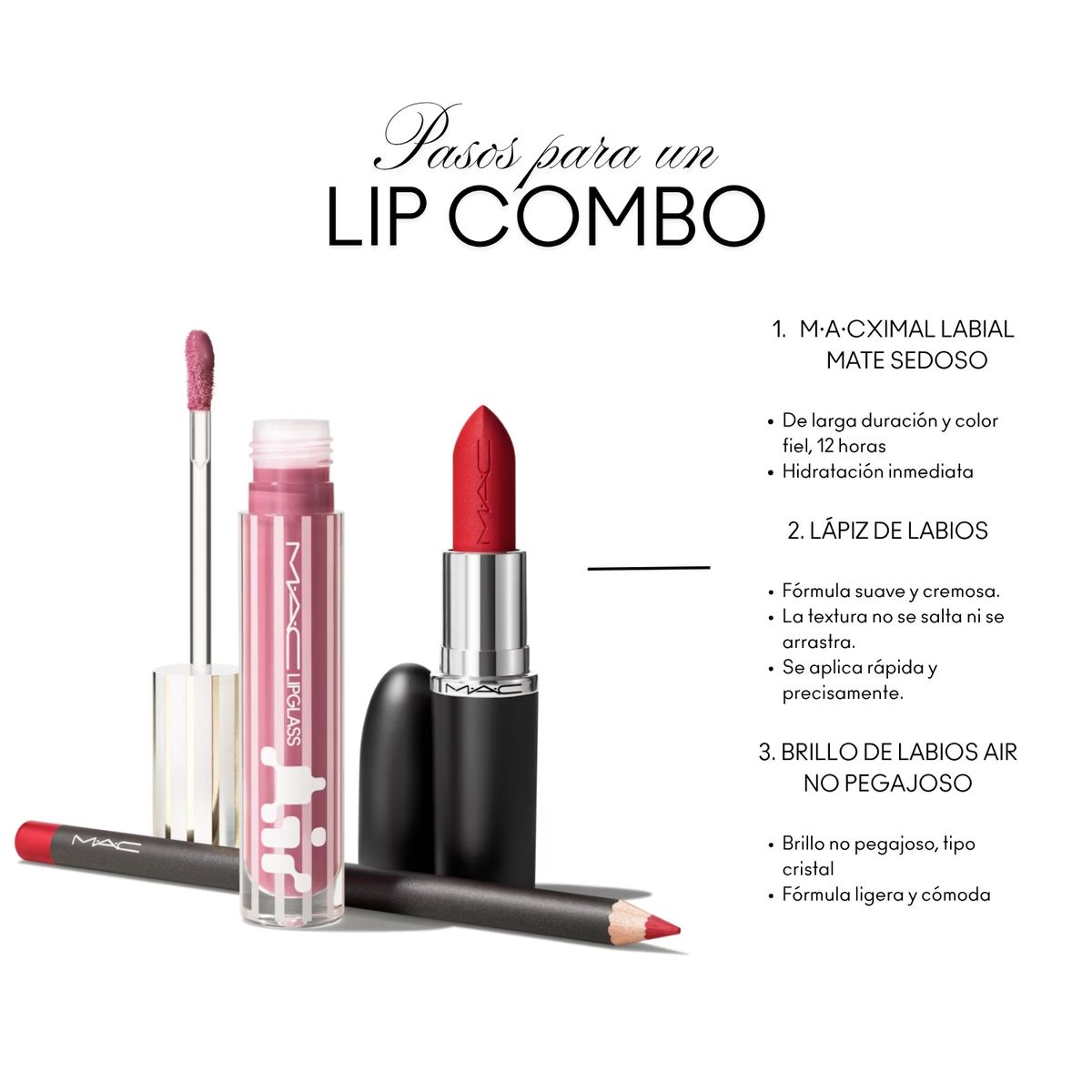 MAC - Lip Combo Ruby Woo