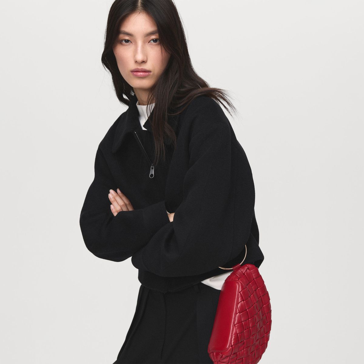 MANGO - Casaca Bomber Mujer Mango