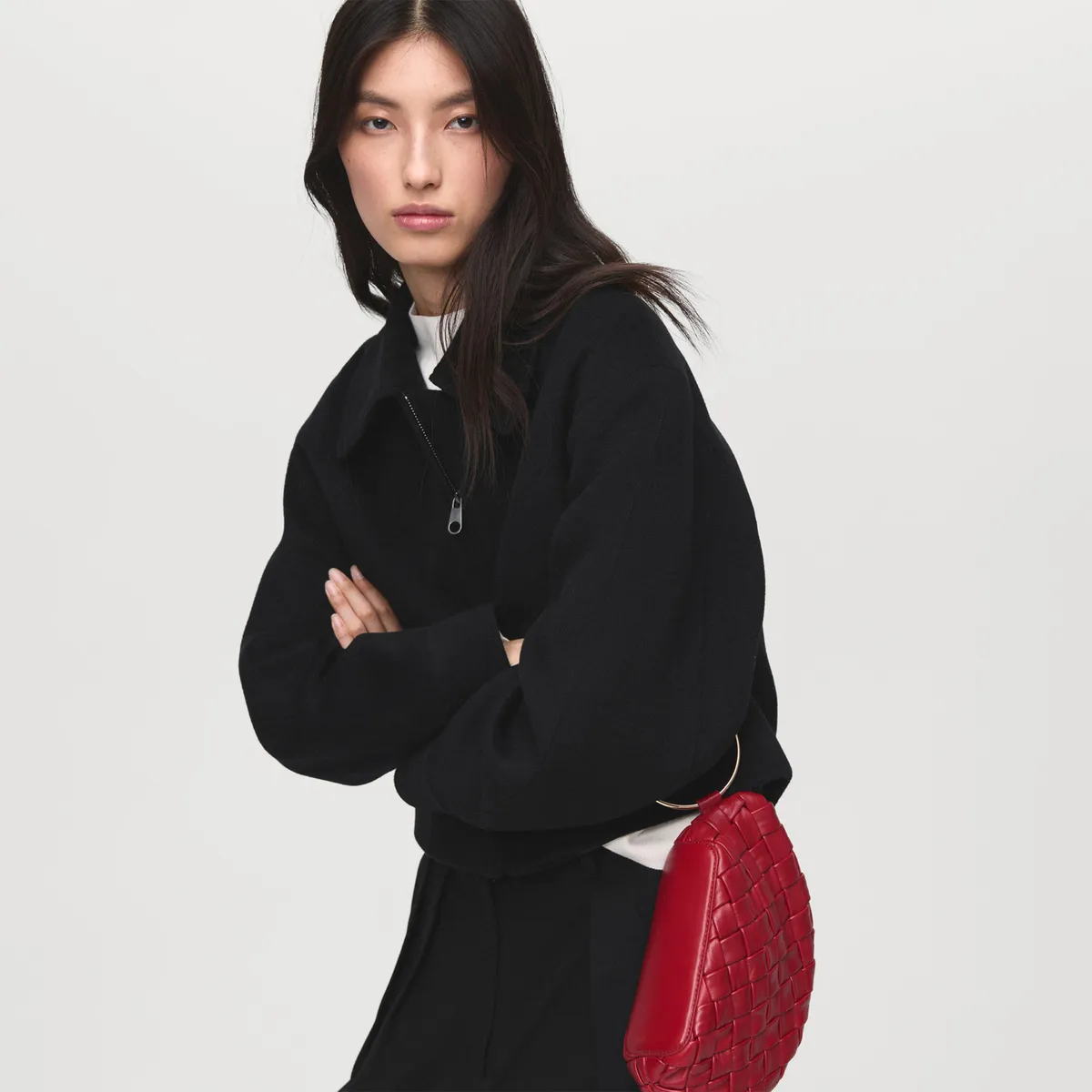 MANGO - Casaca Bomber Mujer Mango