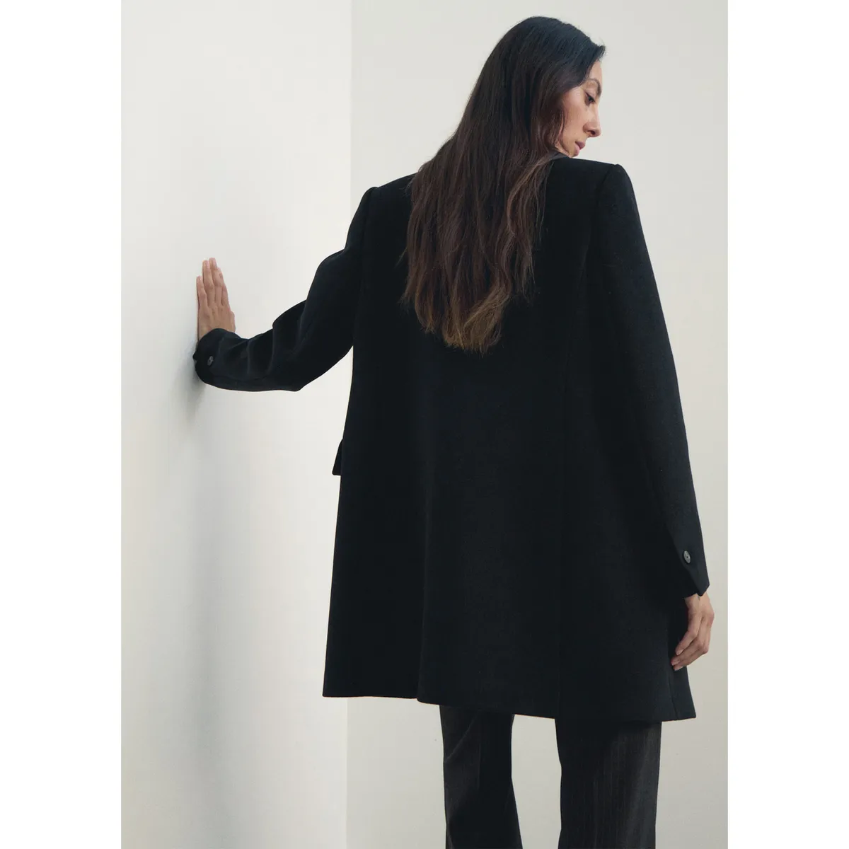 MANGO - Abrigo Largo Mujer Mango