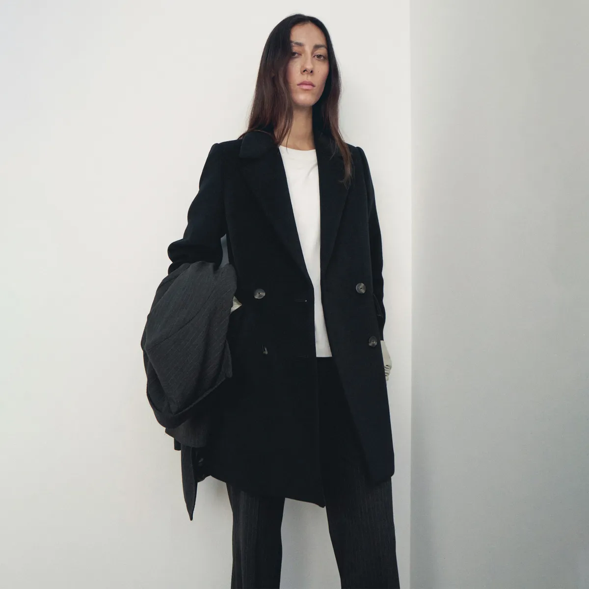 MANGO - Abrigo Largo Mujer Mango