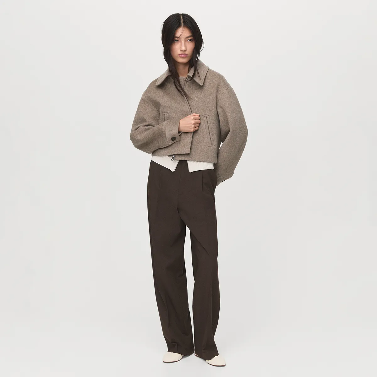 MANGO - Casaca Mujer Mango