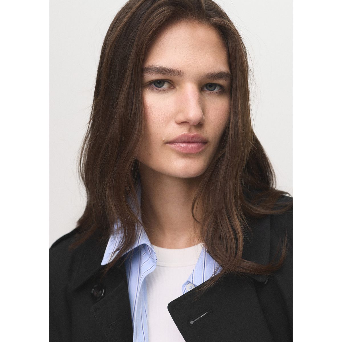 MANGO - Trench Largo Mujer Mango