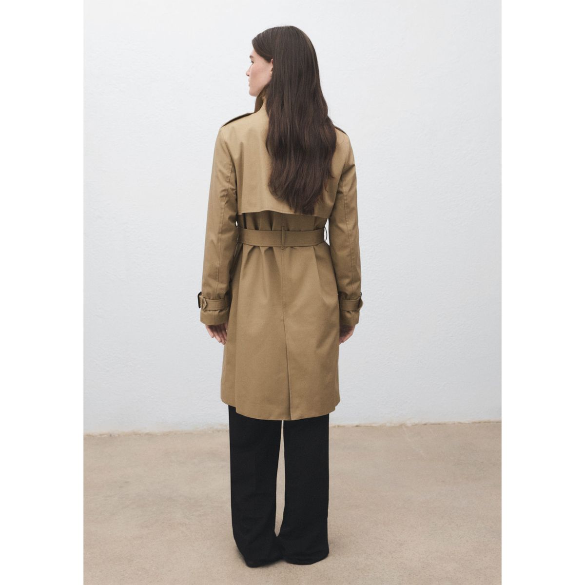 MANGO - Trench Largo Mujer Mango
