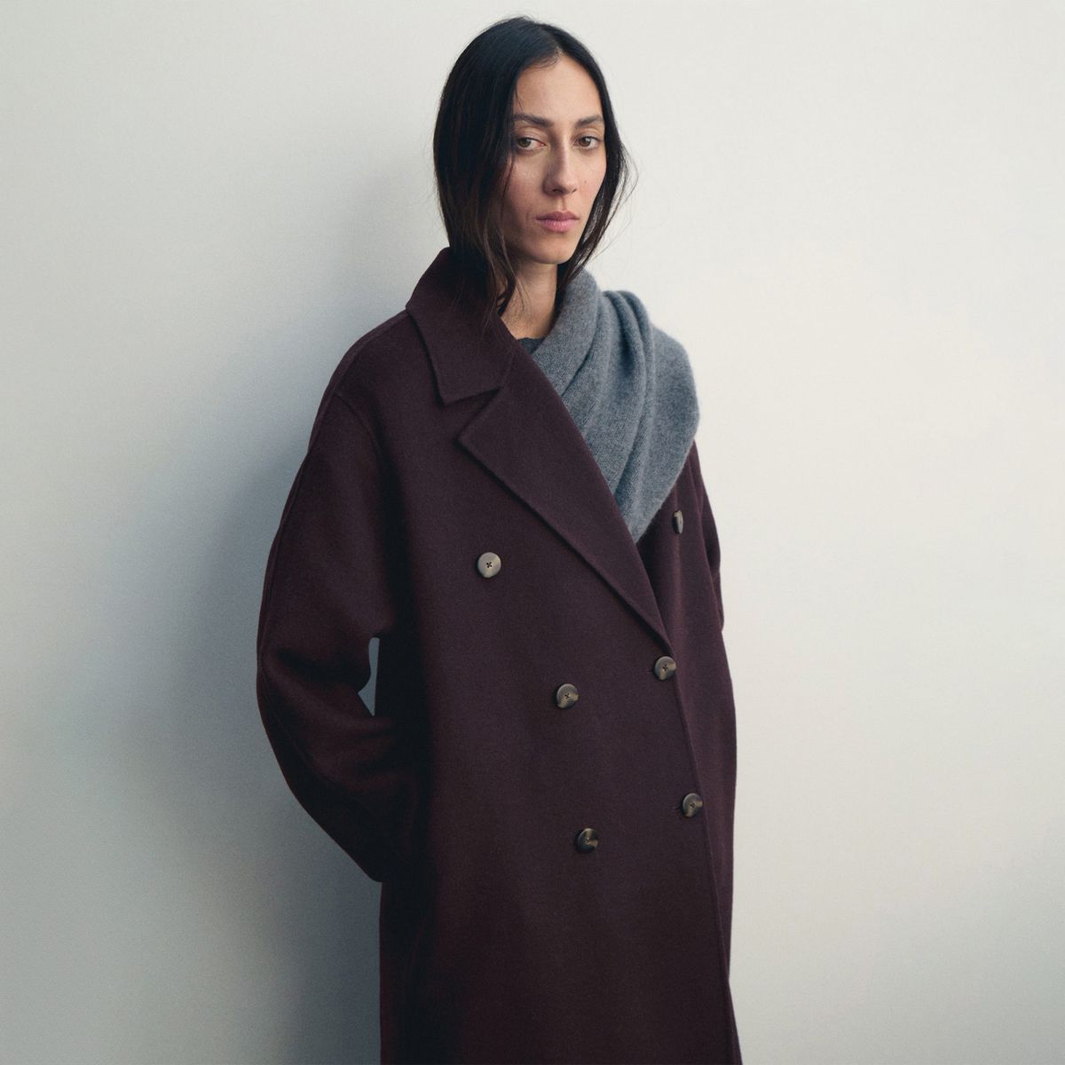 MANGO - Abrigo Largo Mujer Mango