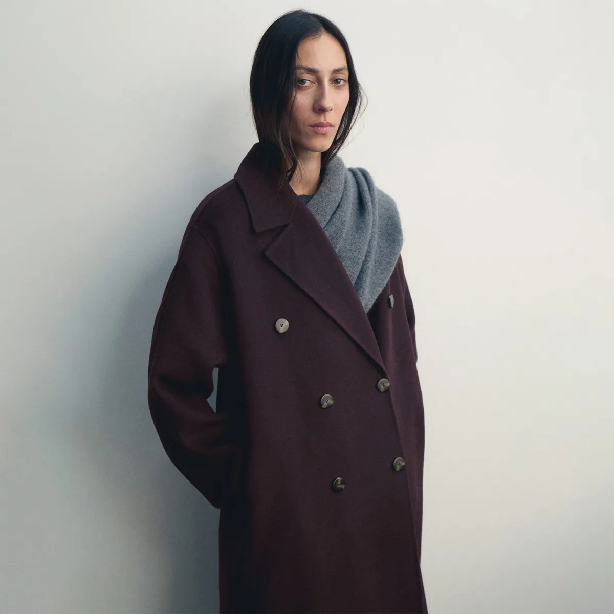 MANGO - Abrigo Largo Mujer Mango