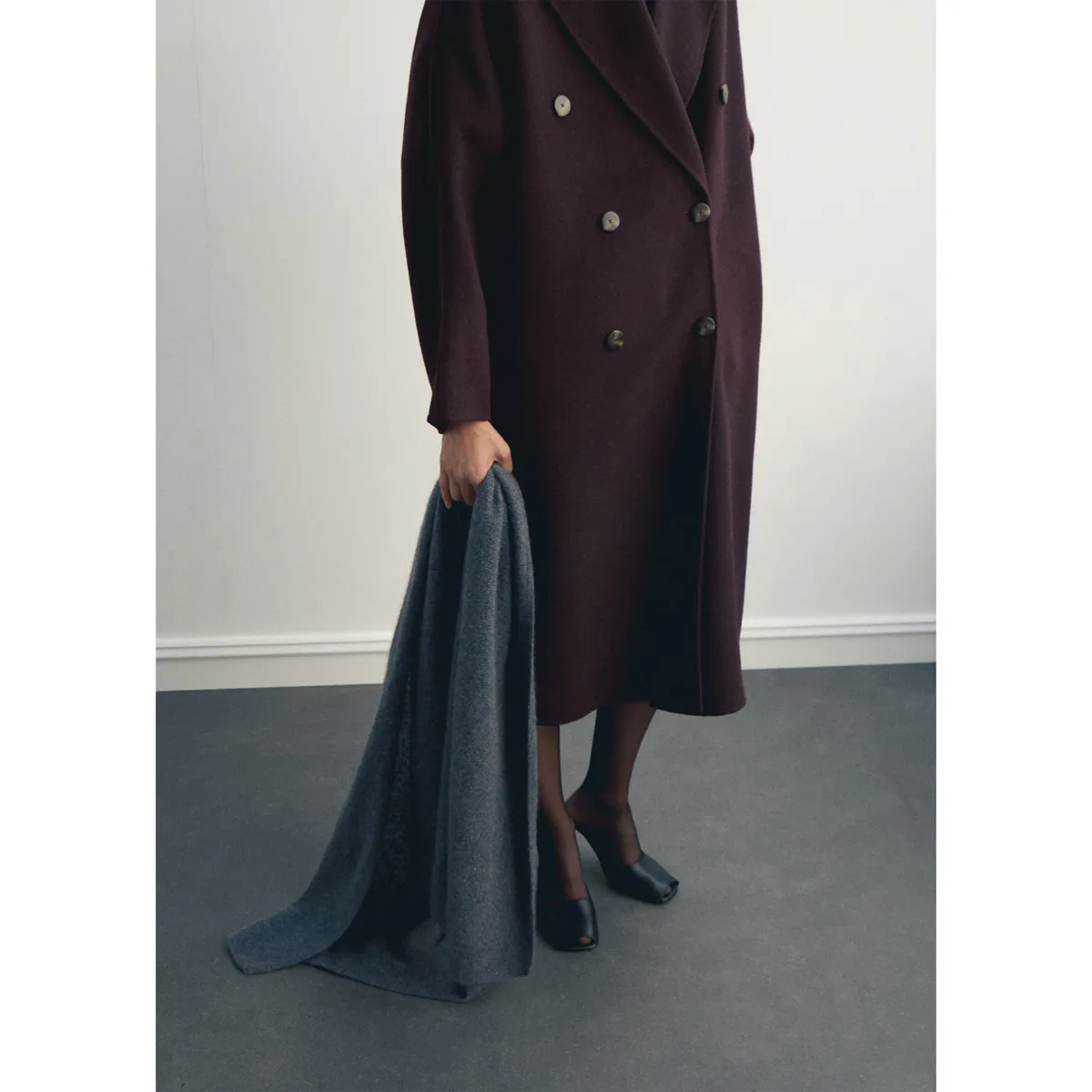 MANGO - Abrigo Largo Mujer Mango