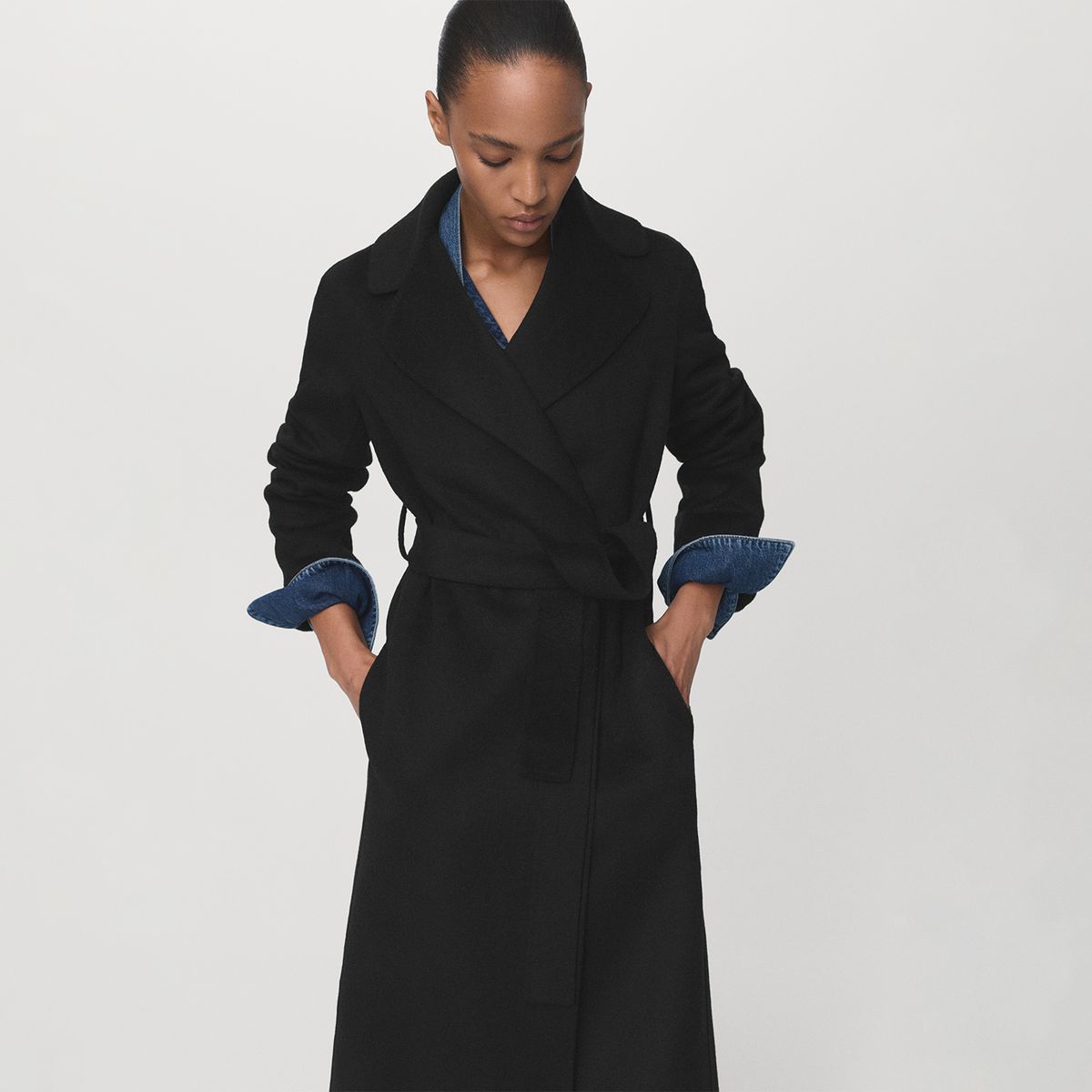 MANGO - Abrigo Mujer Mango