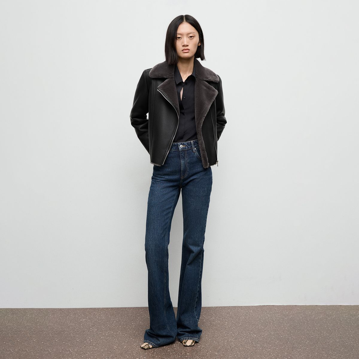 MANGO - Casaca Biker Mujer Mango