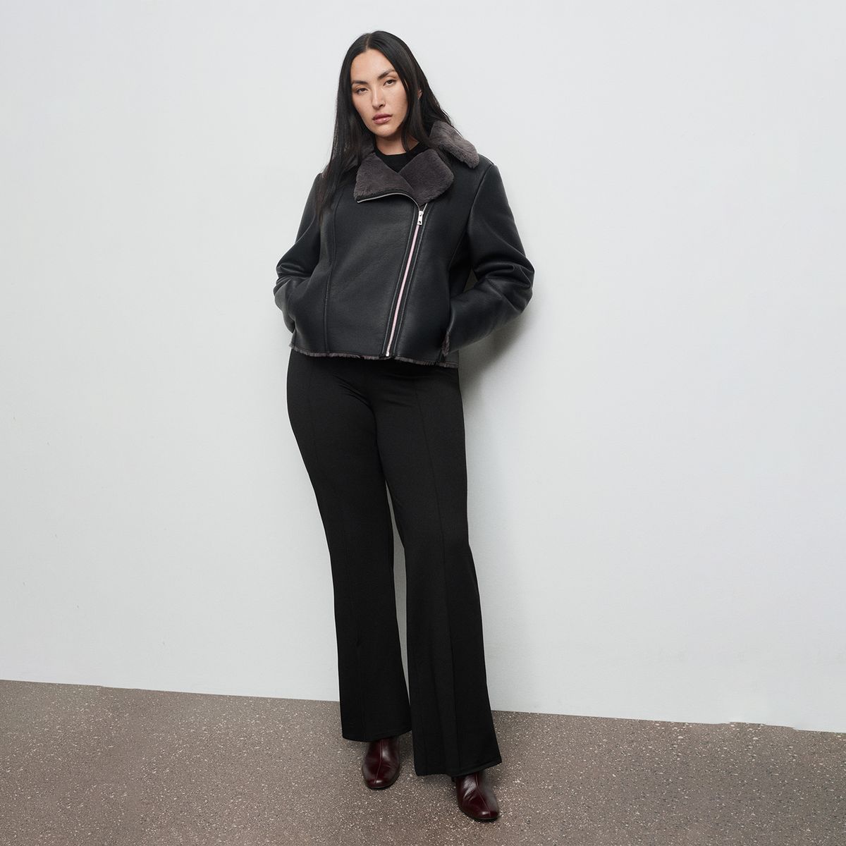 MANGO - Casaca Biker Mujer Mango