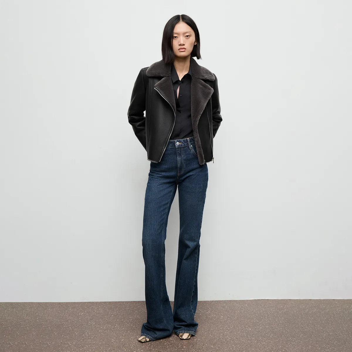 MANGO - Casaca Biker Mujer Mango