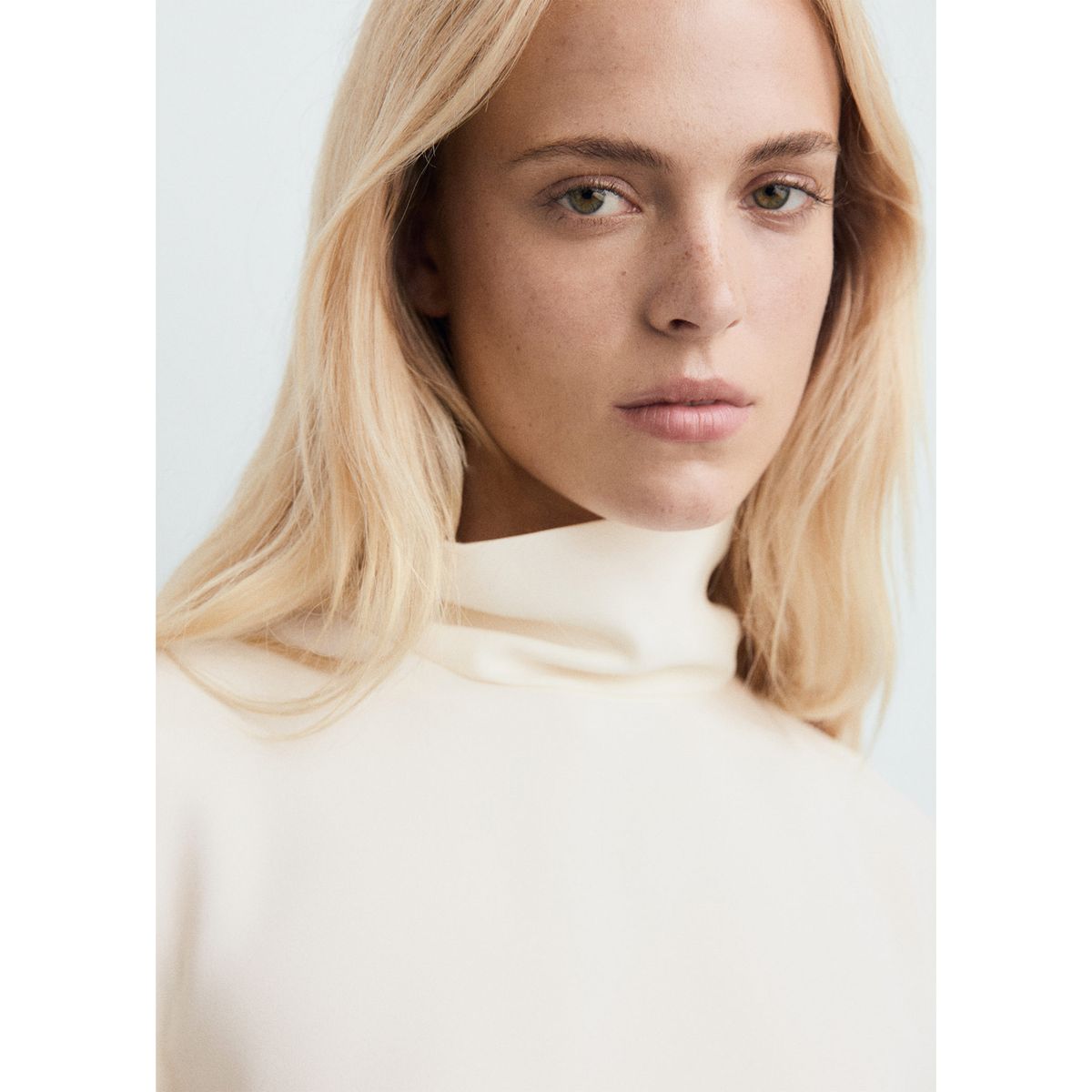 MANGO - Blusa Asimétrica Mujer Mango