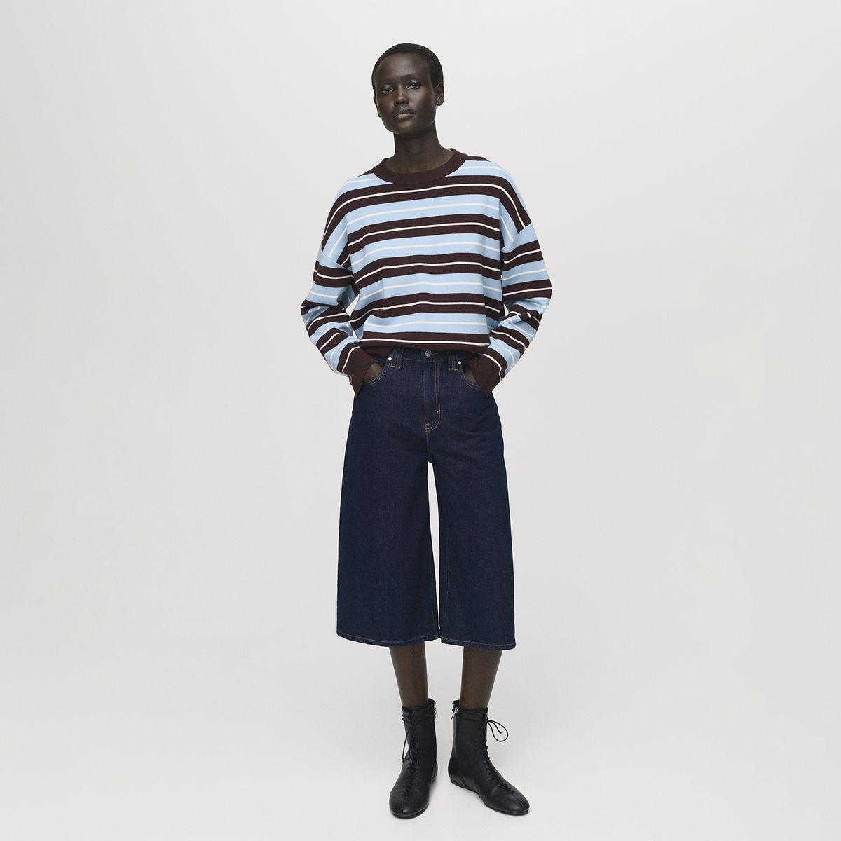 MANGO - Chompa Manga Larga Mujer Mango