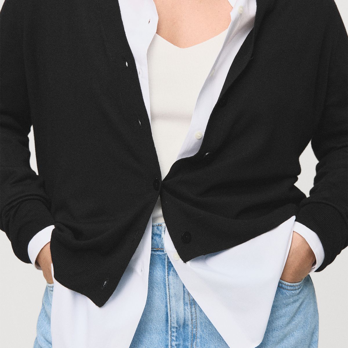 MANGO - Cardigan Mujer Mango