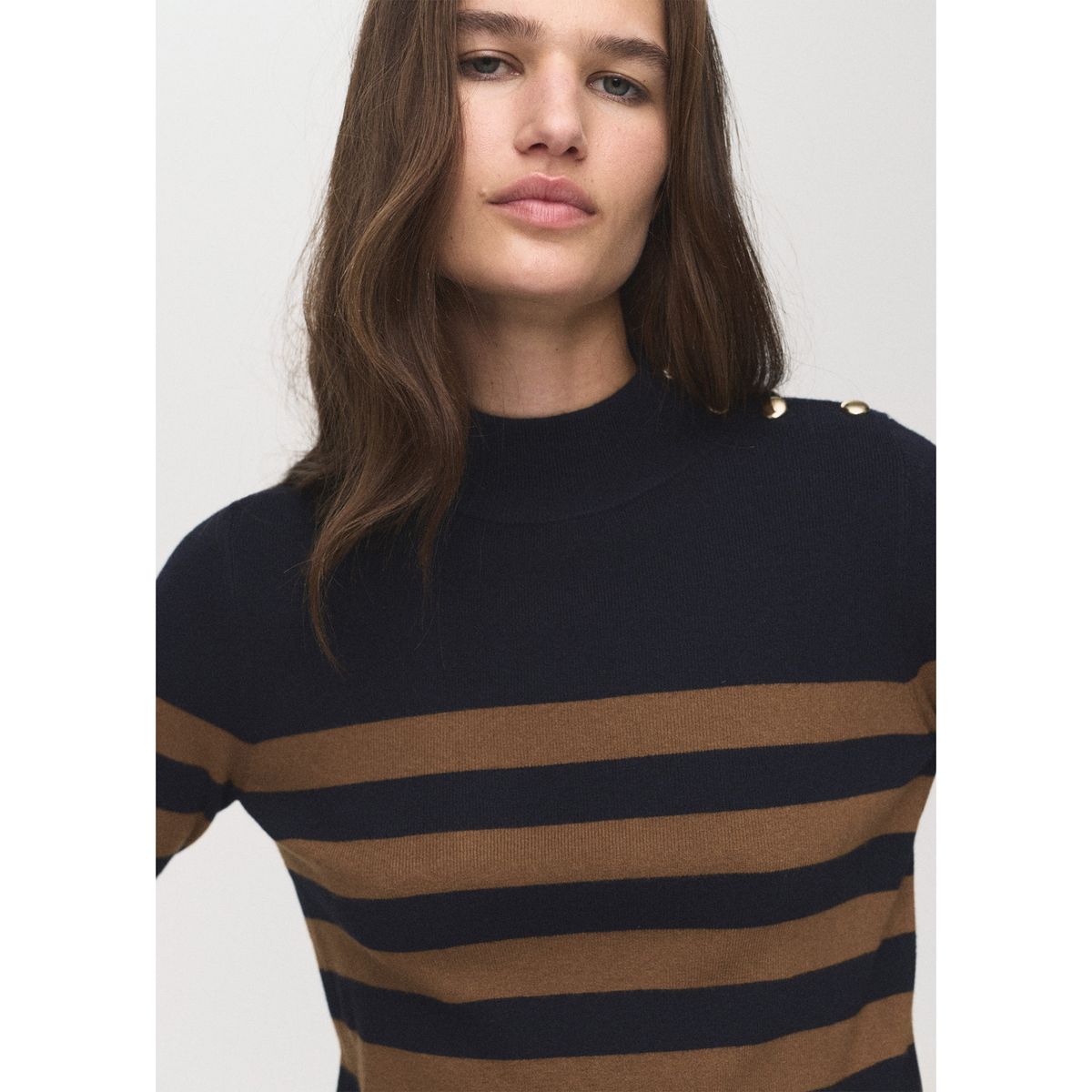 MANGO - Chompa Manga Larga Mujer Mango