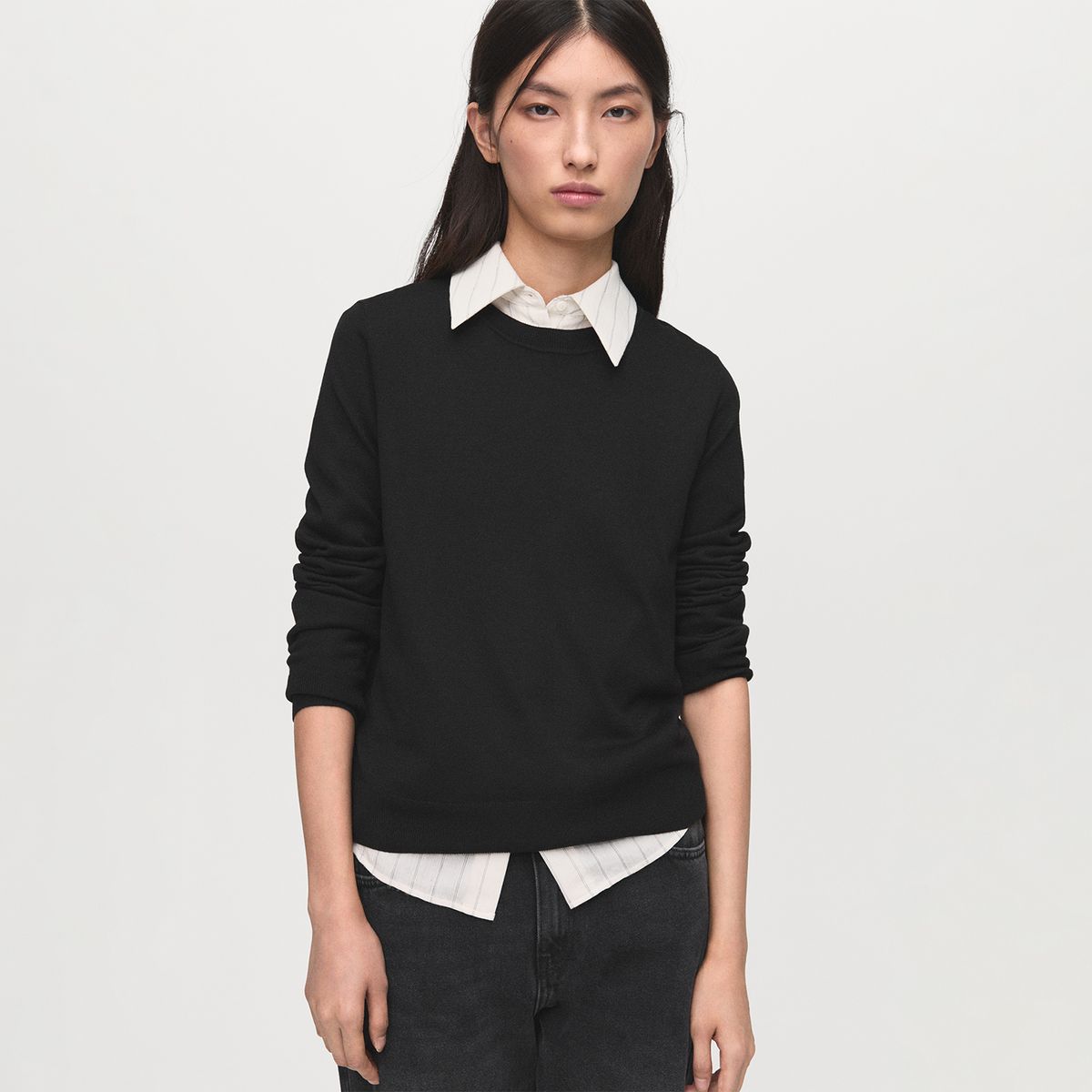 MANGO - Chompa Manga Larga Mujer Mango