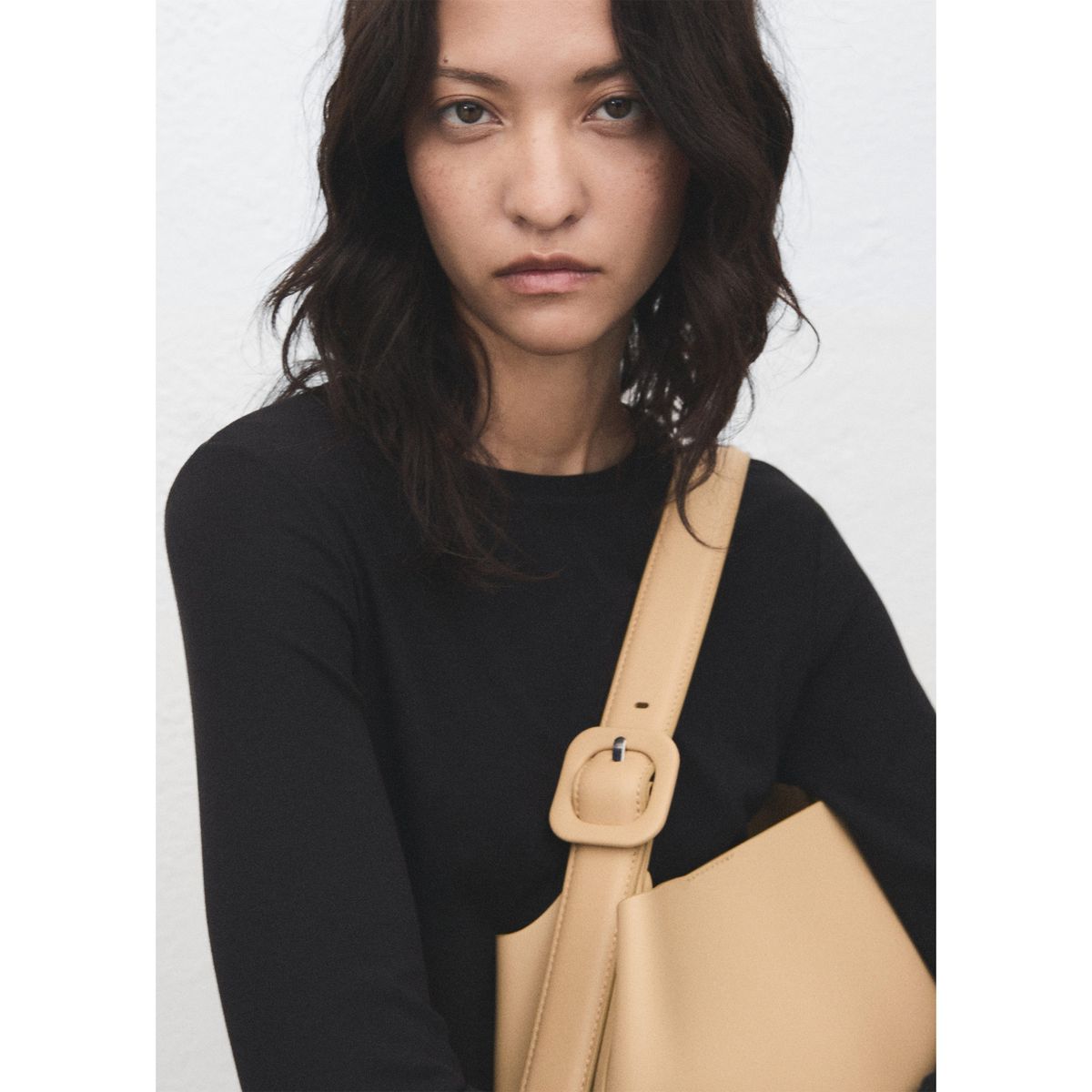 MANGO - Polo Manga Larga Mujer Mango