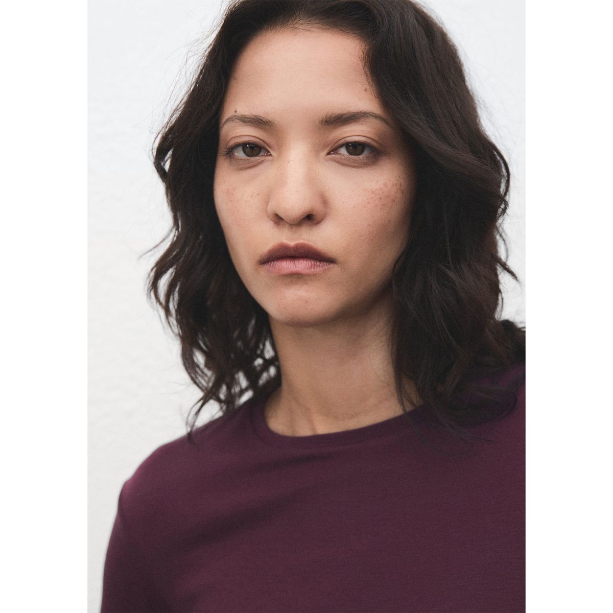 MANGO - Polo Manga Larga Mujer Mango