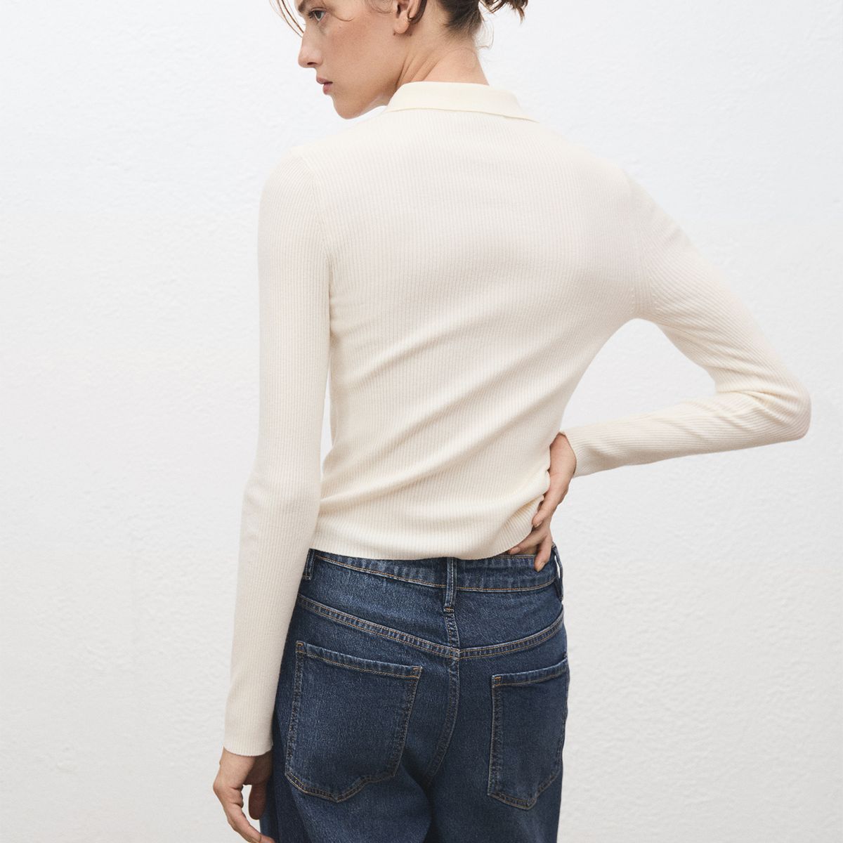 MANGO - Chompa Manga Larga Mujer Mango