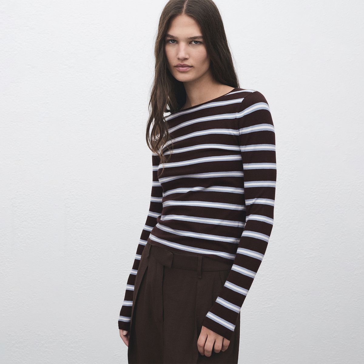 MANGO - Chompa Manga Larga Mujer Mango