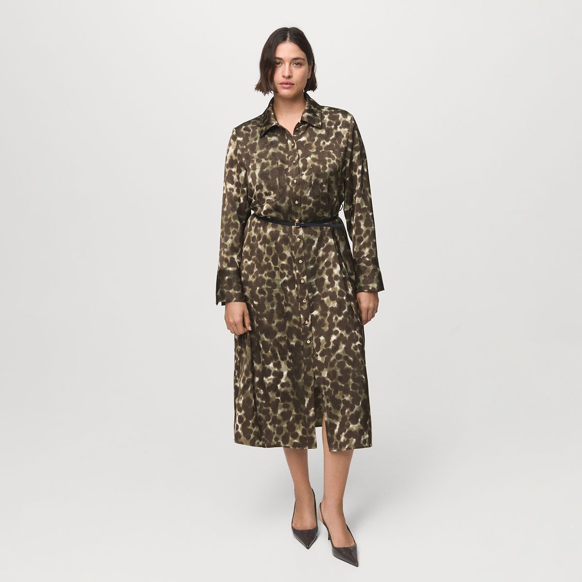 MANGO - Vestido Largo Mujer Mango