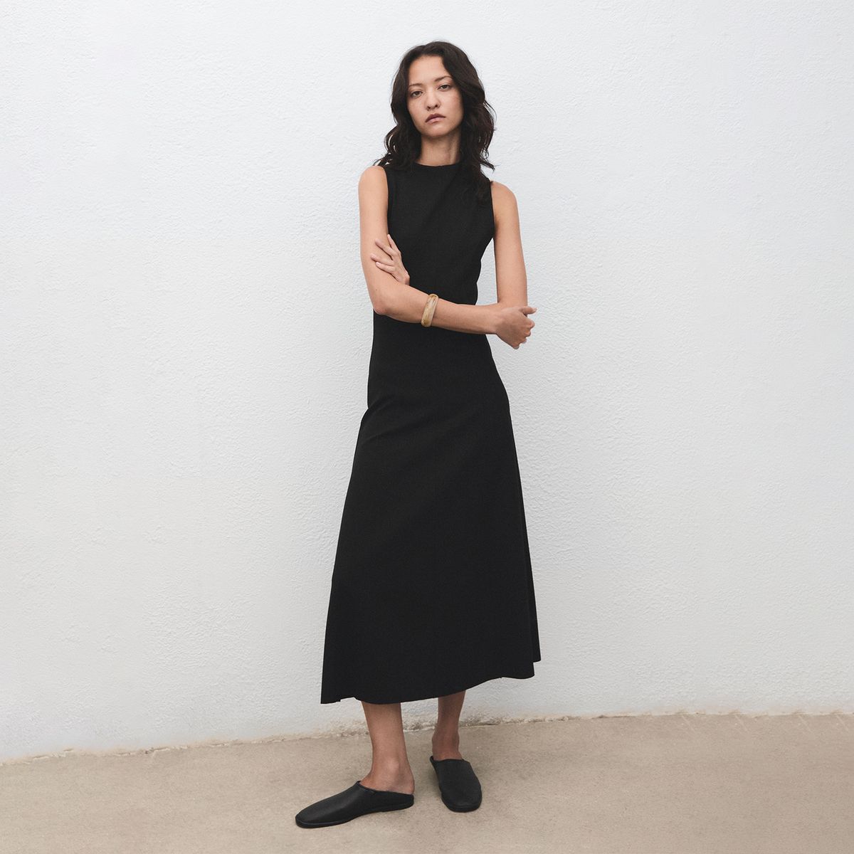 MANGO - Vestido Largo Mujer Mango