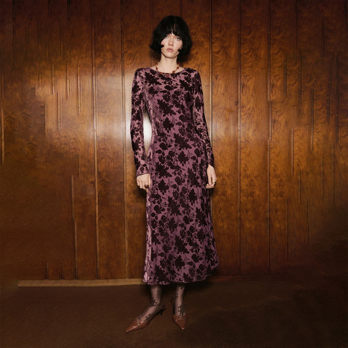 MANGO - Vestido Largo Mujer Mango