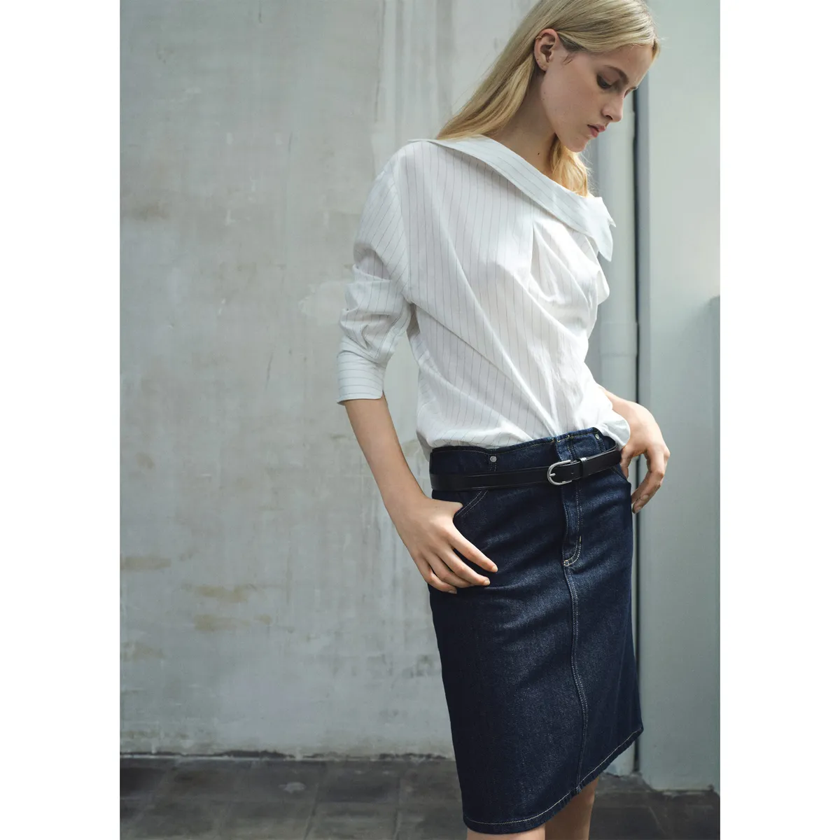 MANGO - Falda Denim Mujer Mango