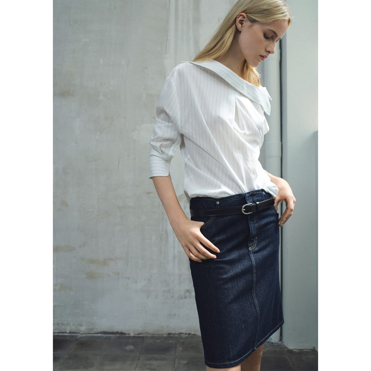 MANGO - Falda Denim Mujer Mango