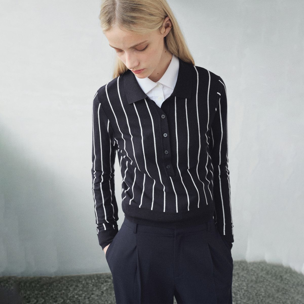 MANGO - Chompa Manga Larga Mujer Mango