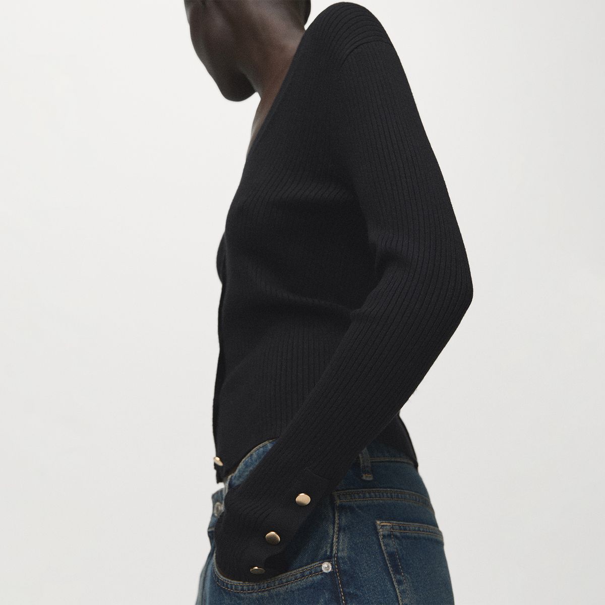 MANGO - Chompa Manga Larga Mujer Mango