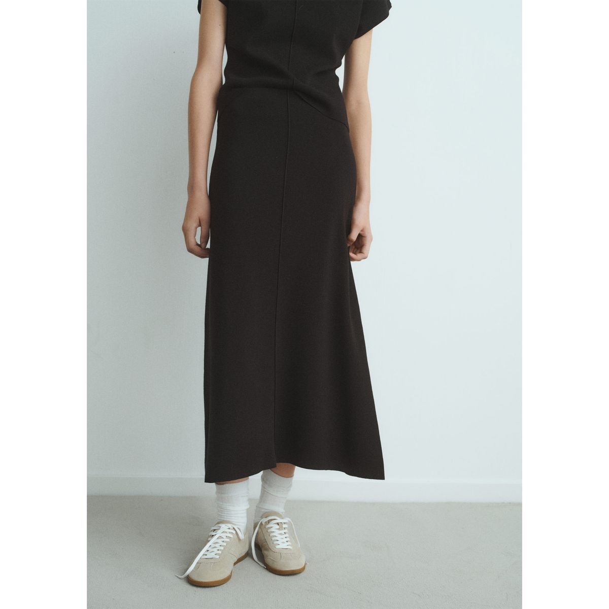 MANGO - Falda Larga Mujer Mango