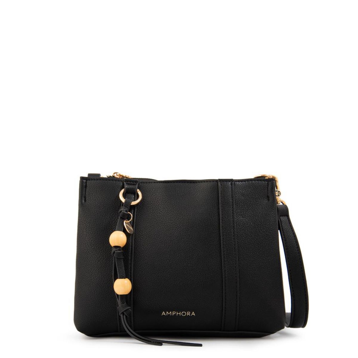 AMPHORA - Cartera Crossbody Amphora Valeria Negro