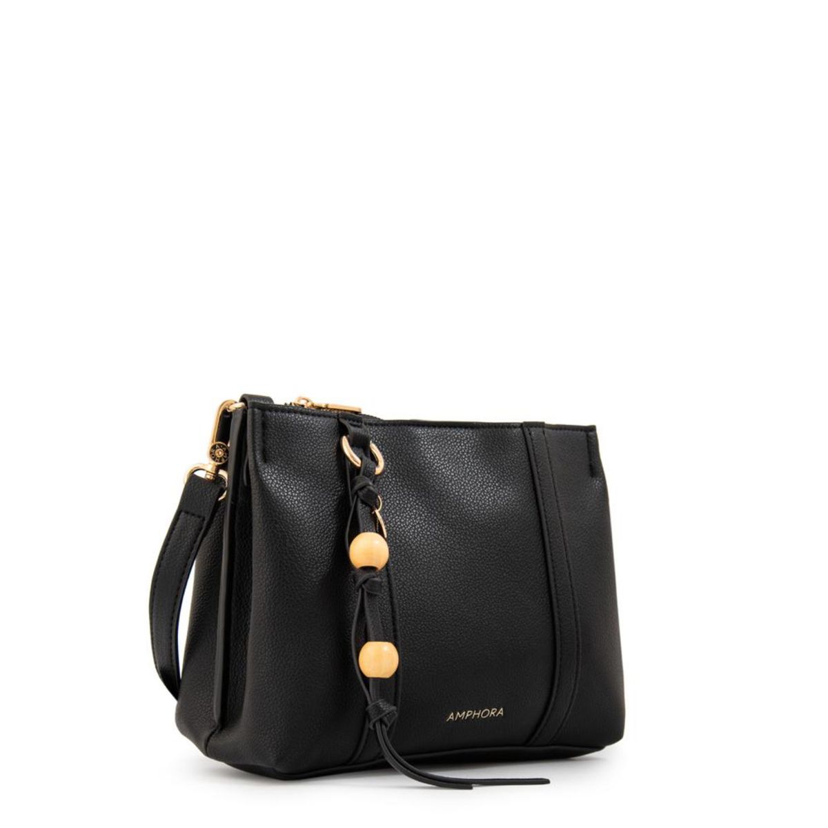AMPHORA - Cartera Crossbody Amphora Valeria Negro