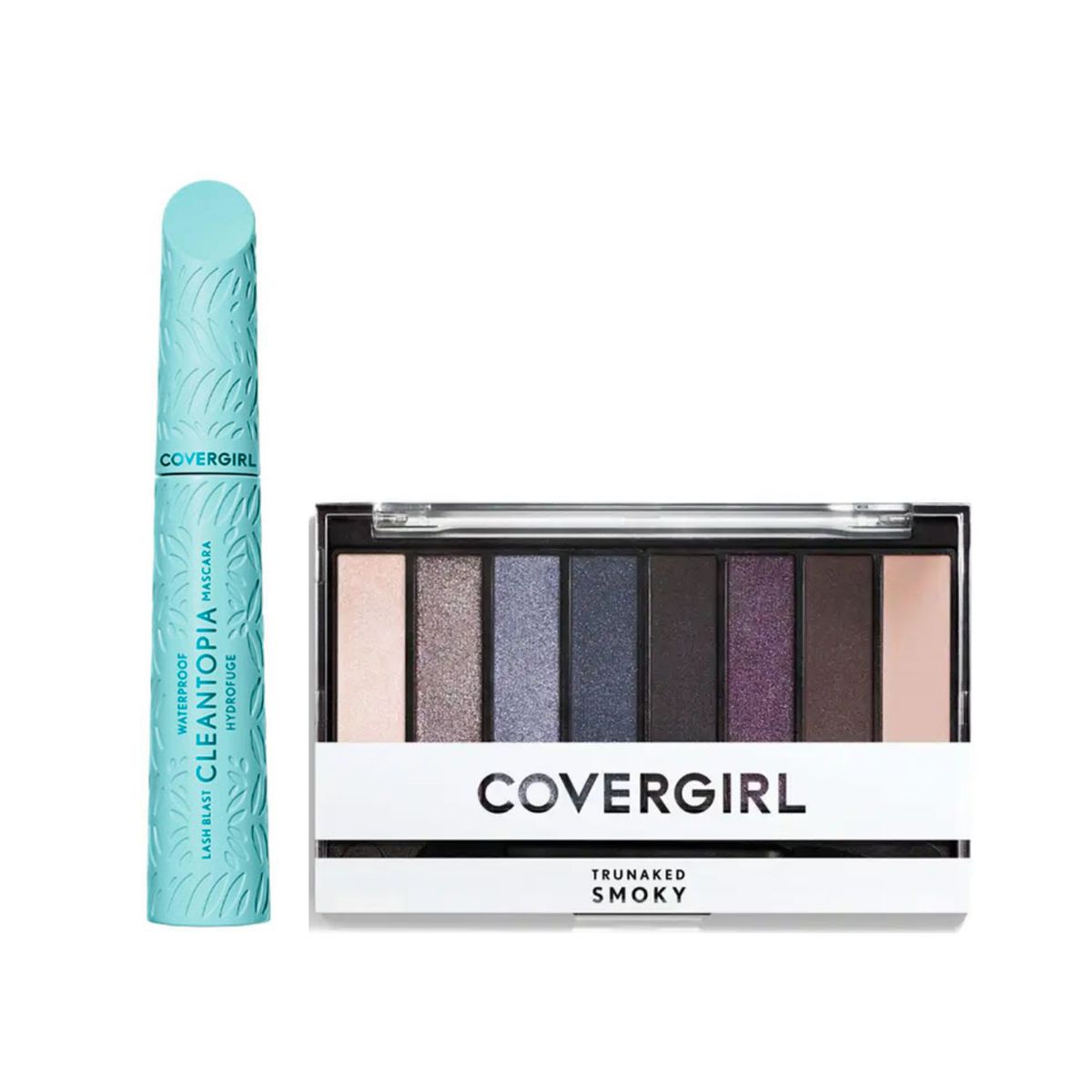 COVERGIRL - Pack Sombras Trunaked Smoky + Máscara De Pestañas Cleantopia Black Wp