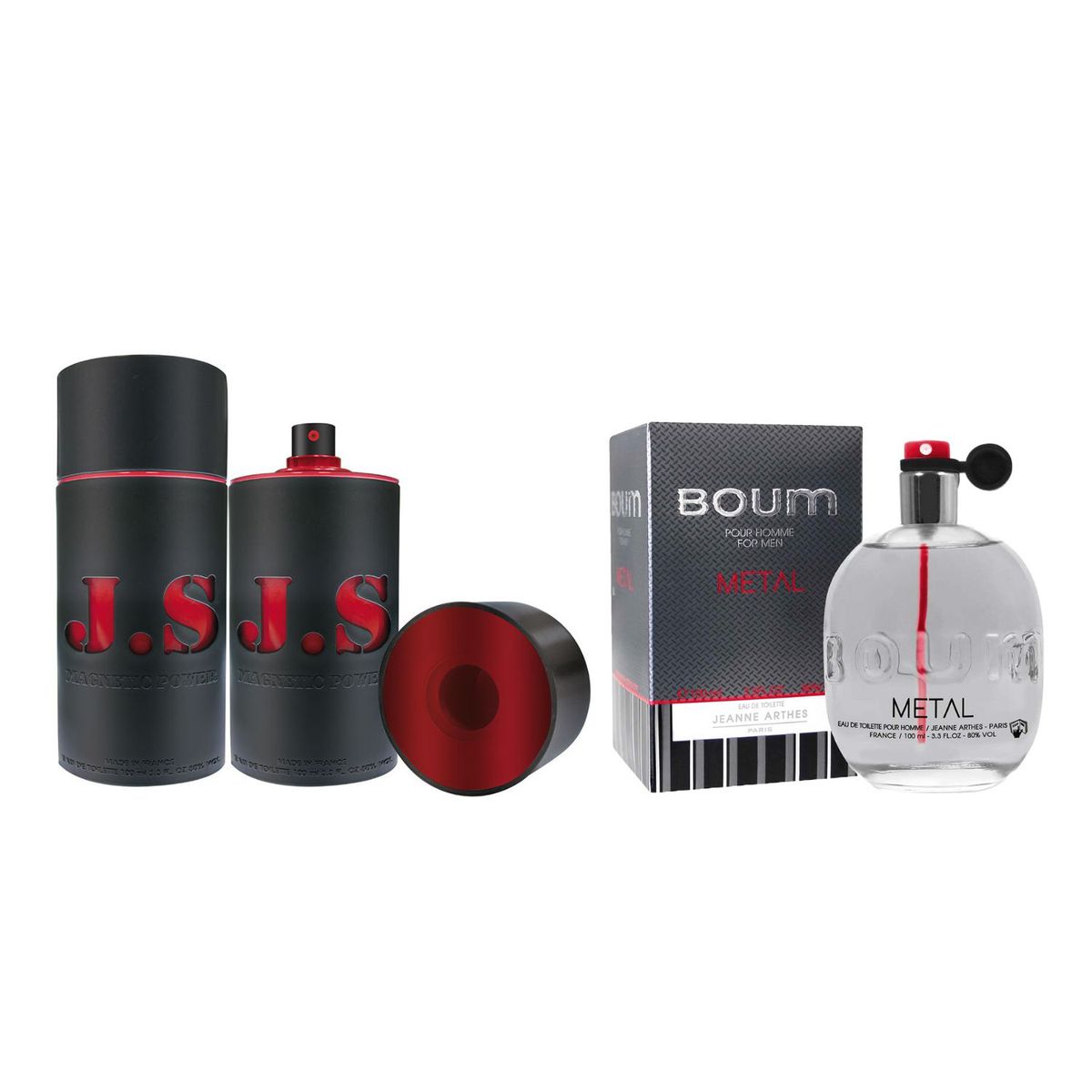 JEANNE ARTHES - Pack Joe Sorrento Magnetic Power + Boum Metal Edt 100 Ml
