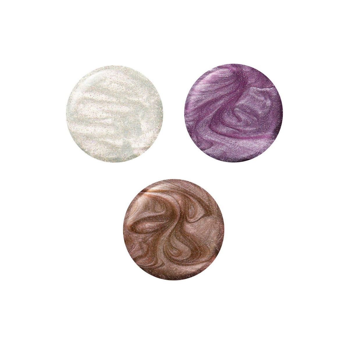 SALLY HANSEN - Pack Esmalte Insta Dri Holo Glow Shine Bright + On The Glow + Lustrous Lilac + Neceser