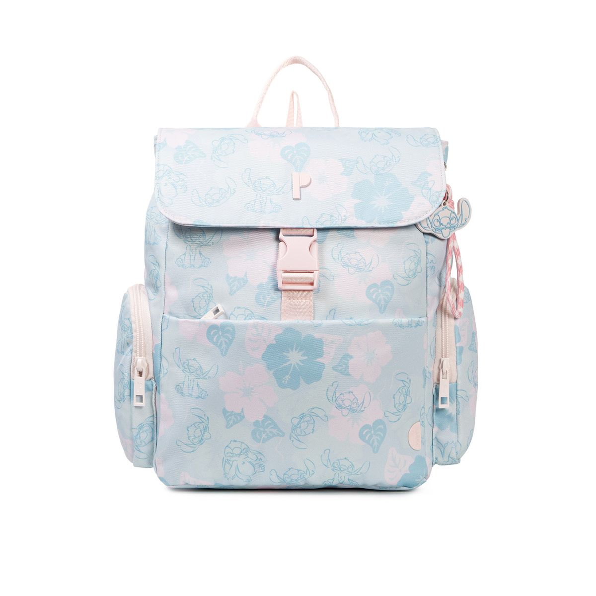 PORTA - Mochila Keyla Stitch Blue Flowers