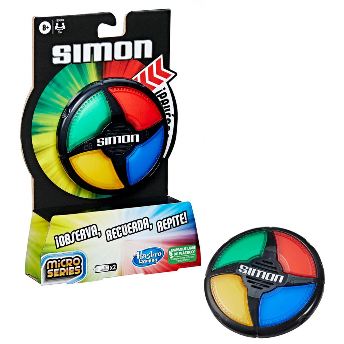 HASBRO - Juego De Mesa Hasbro Gaming Simon Micro Series