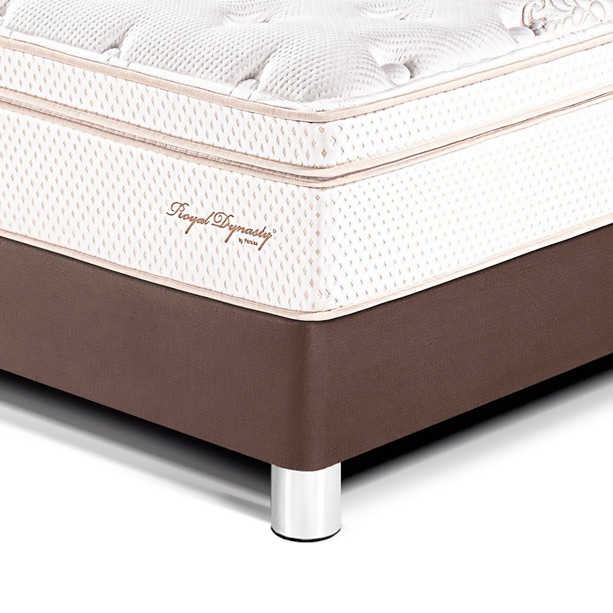 PARAISO - Dormitorio Royal Dynasty King + 2 Veladores Han + 2 Almohadas Viscoelásticas