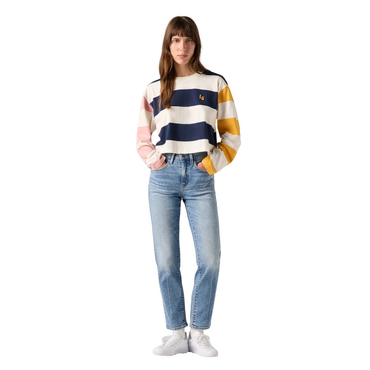 LEVIS - Jean 724 Slim Fit Tiro Alto Mujer Levis