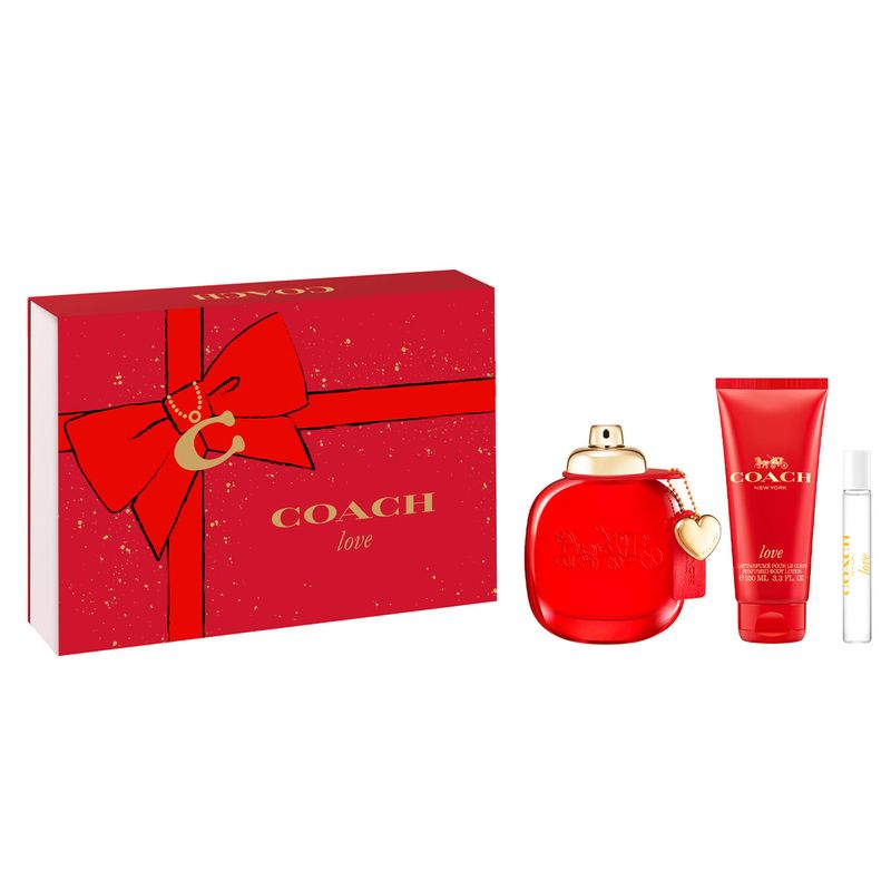 COACH - Set Coach Love Edp 90ml + Body Lotion 100ml + Edp 7.5ml