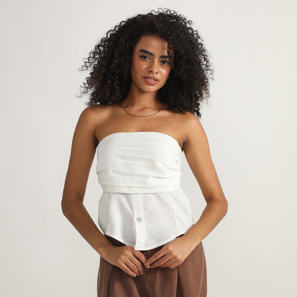 DENIMLAB - Top Strapless Mujer Denimlab