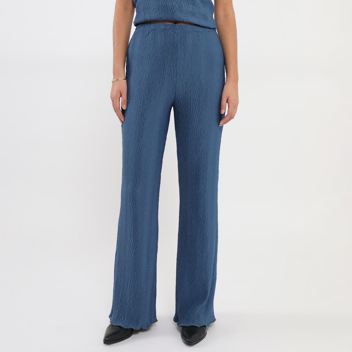 DENIMLAB - Pantalón Flare Tiro Alto Mujer Denimlab
