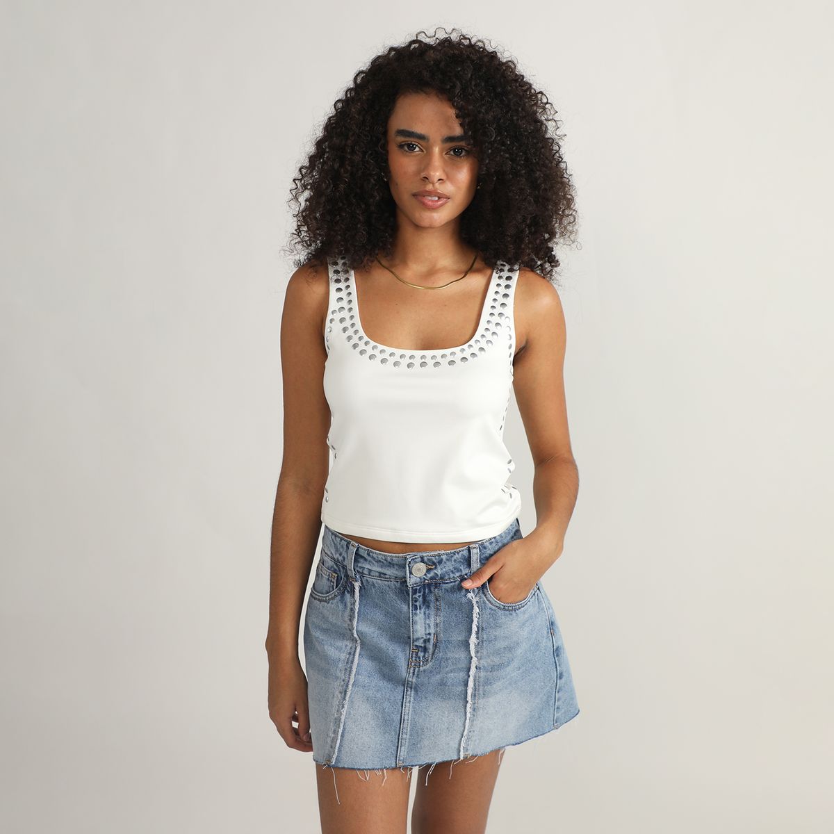 DENIMLAB - Top Sin Mangas Mujer Denimlab